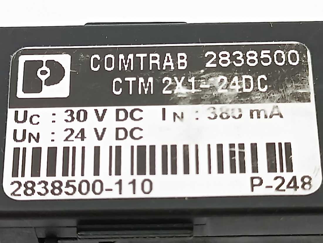 Phoenix Contact 2838500 CTM 2X1- 24DC Surge protection plug 6 Pieces