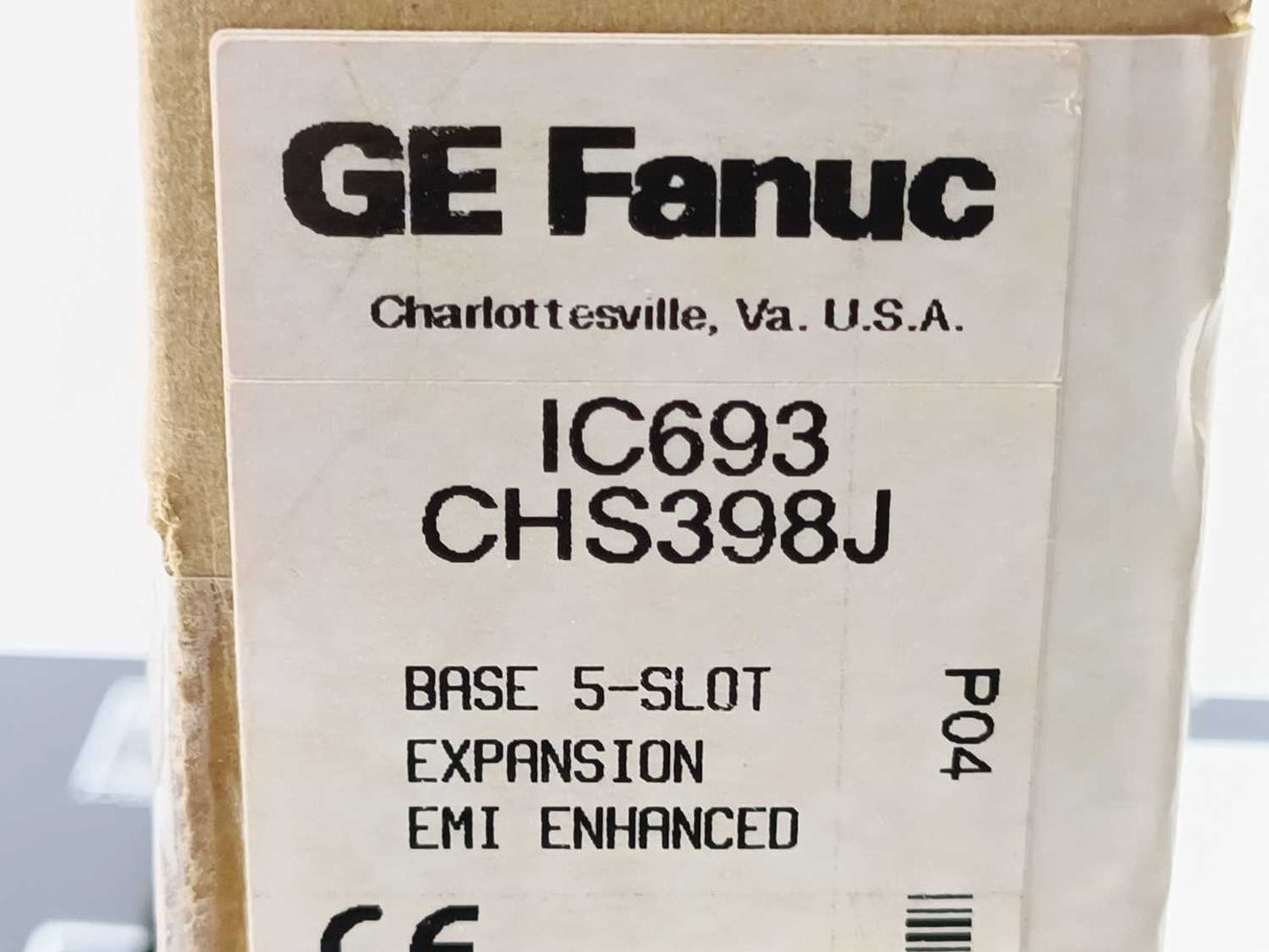 GE Fanuc IC693CHS398J 5 SLOT EXPANSION EMI ENHANCED