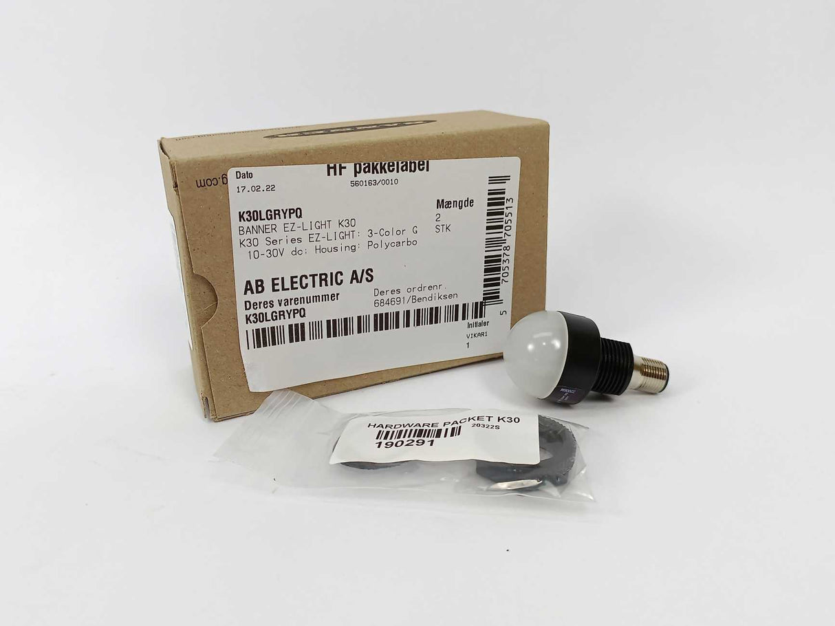 BANNER K30LGRYPQ LED Indicator K30