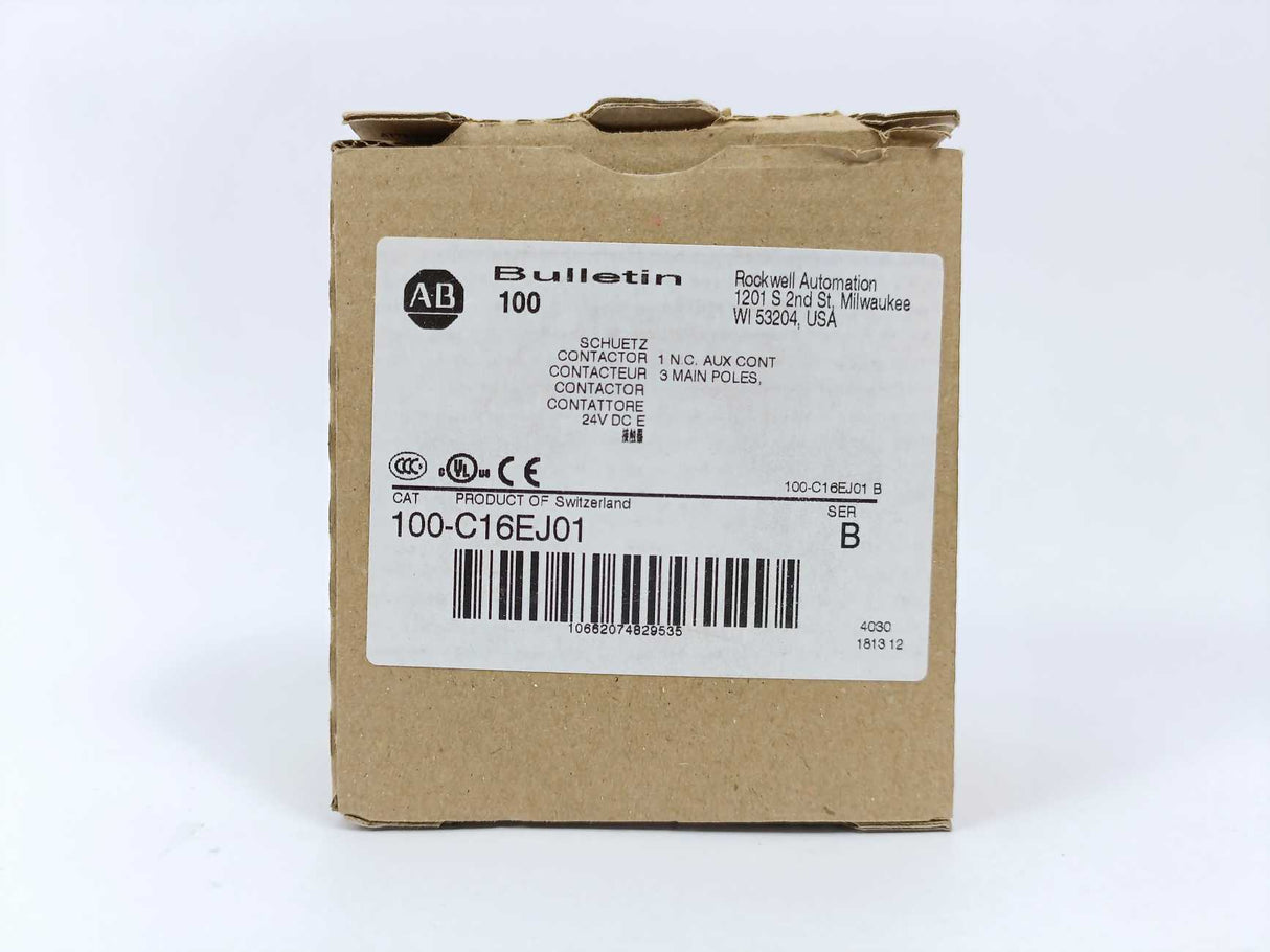 AB 100-C16EJ01 Ser.B Contactor 24VDC