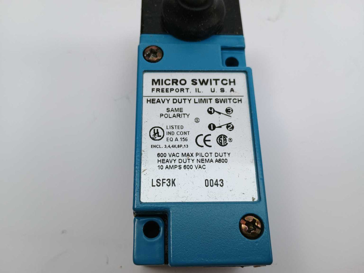 Honeywell LSF3K Limit Switch