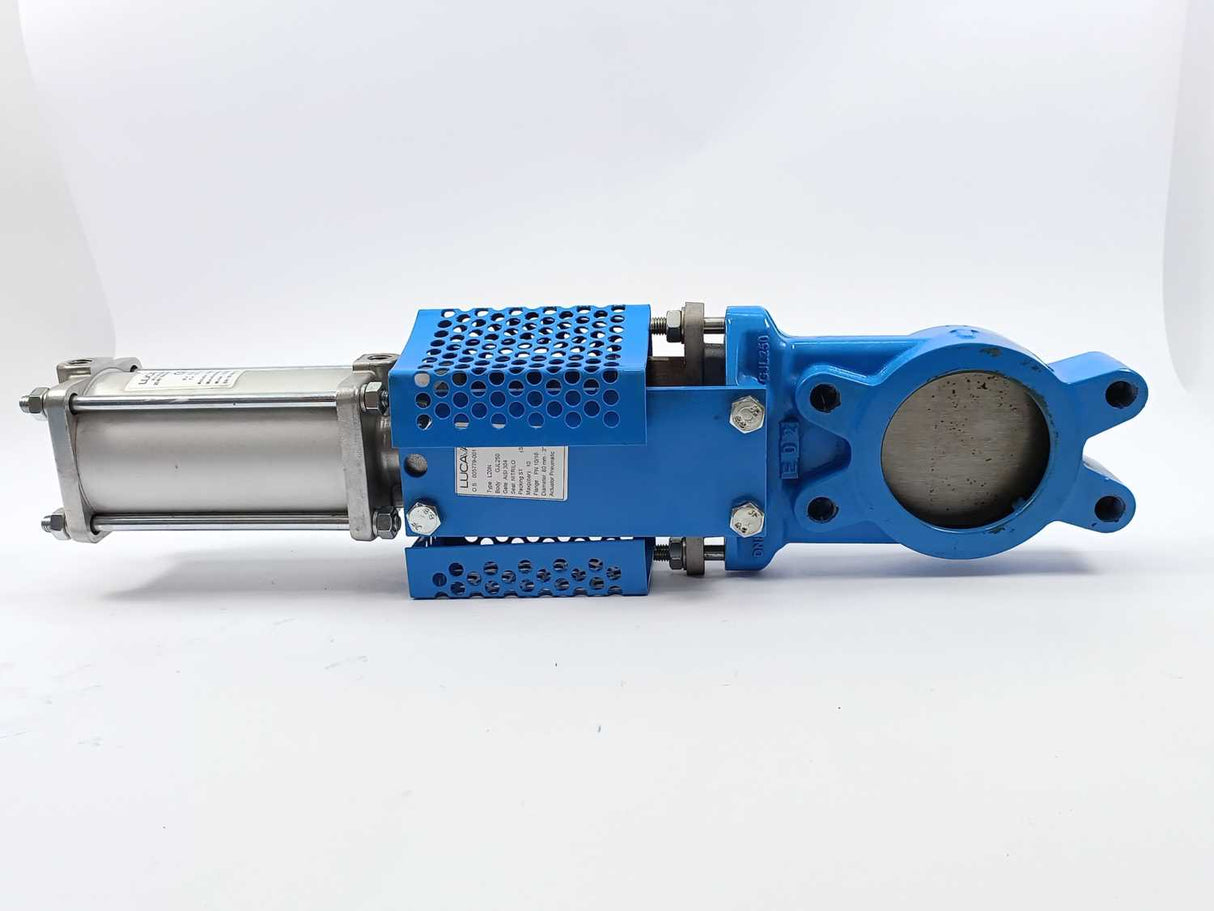 Lucaval L20N Knife Gate Valve + C080/62 actuator + DN80 GJL250