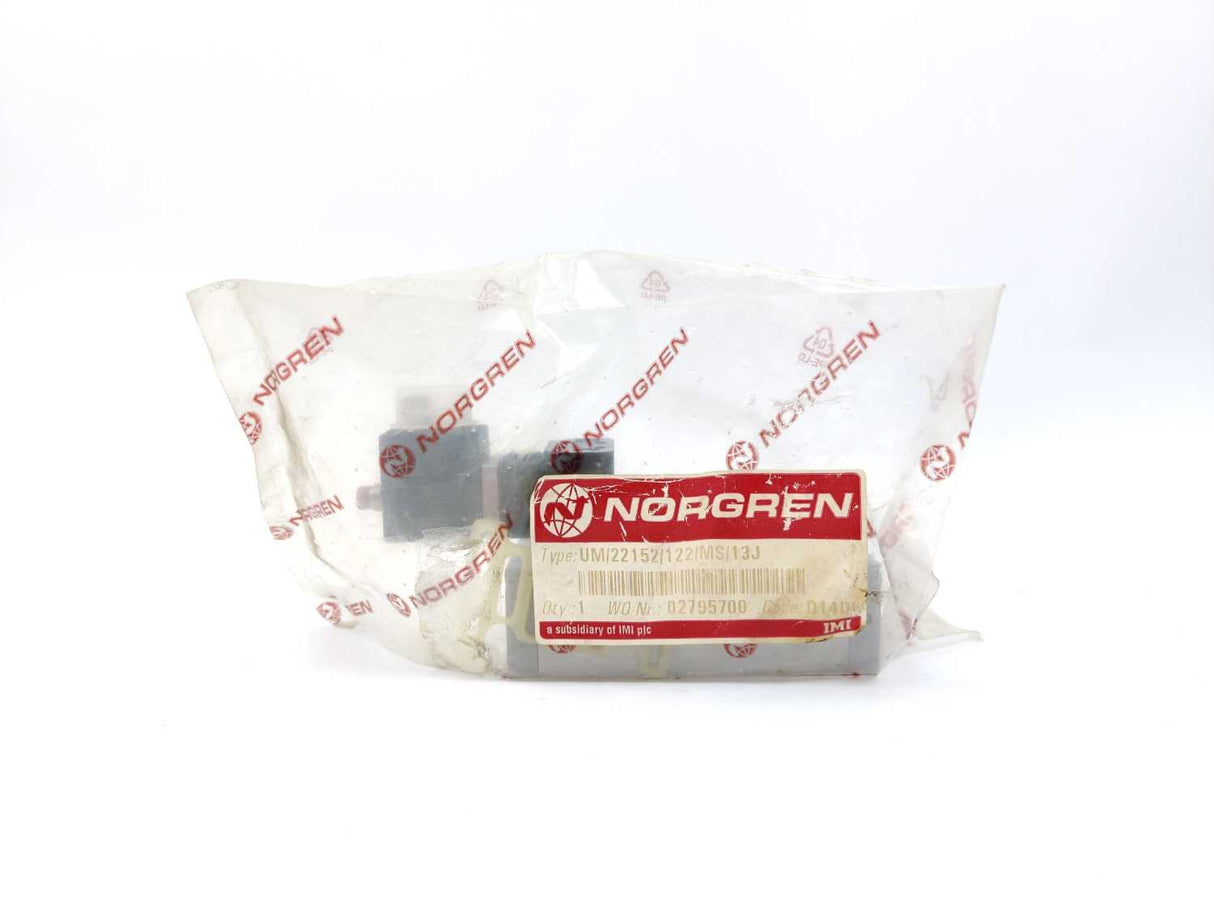 NORGREN UM/22152/122/MS/13J 02795700 Solenoid Valve, UQM/22152/122/16, 13J