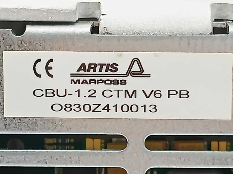 Artis Marposs O830Z410013 CBU-1.2 CTMV6PB COMPUTER UNIT