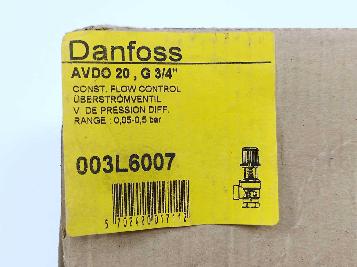 Danfoss 003L6007 Self-acting constant flow valve