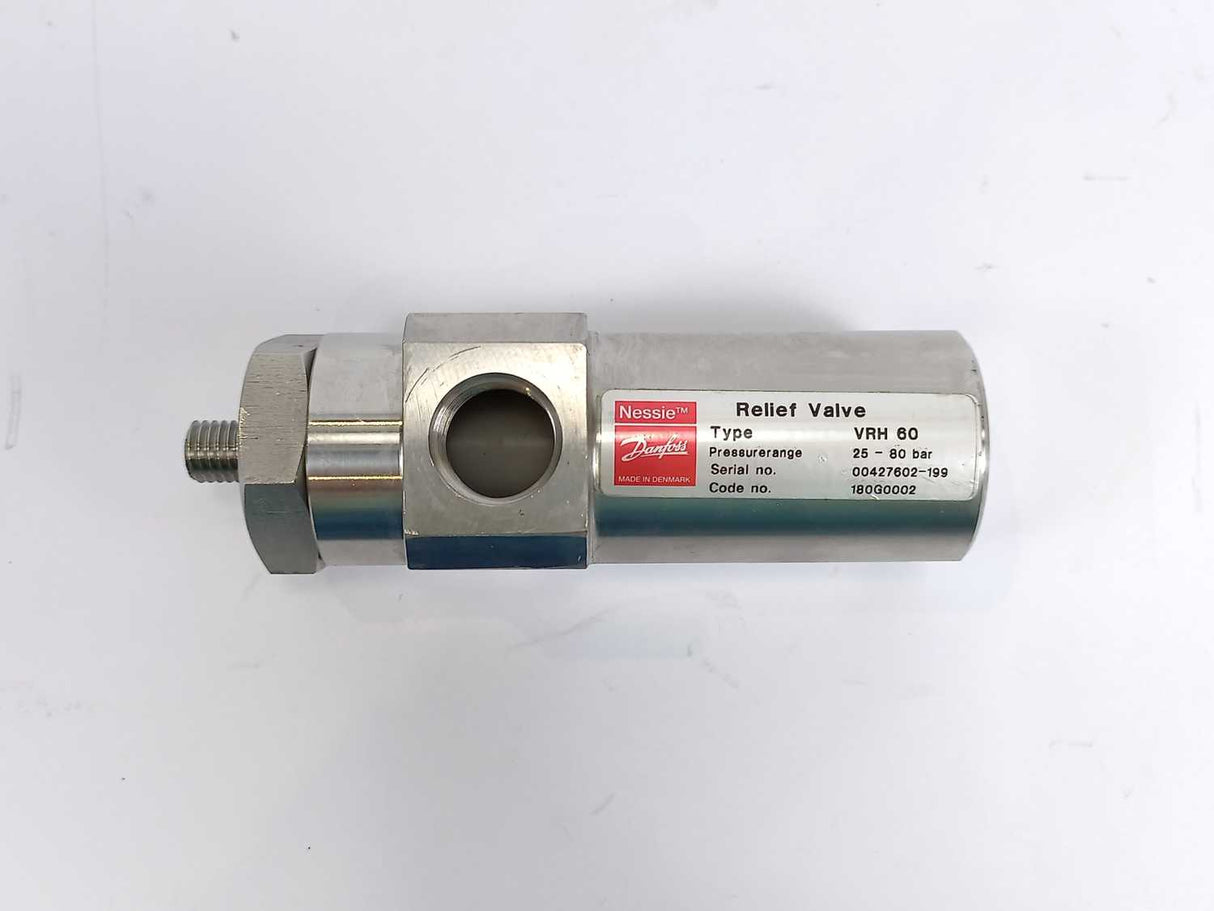 Danfoss 180G0002 VRH 60 Relief Valve, 25-80 bar