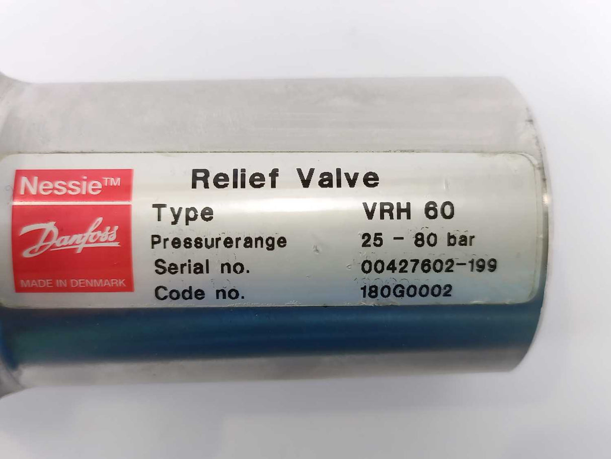 Danfoss 180G0002 VRH 60 Relief Valve, 25-80 bar