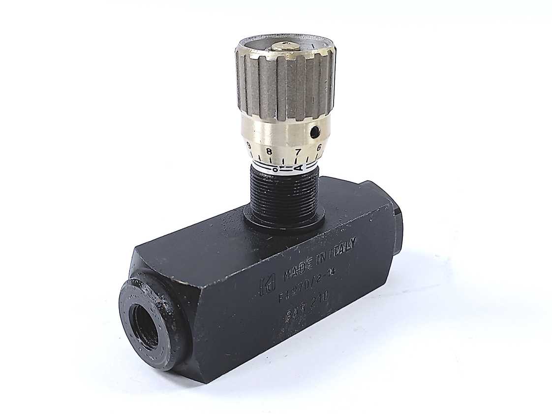 Fratelli Tognella FT 270/2-14 2-Way Flow Control Valve, 210 bar
