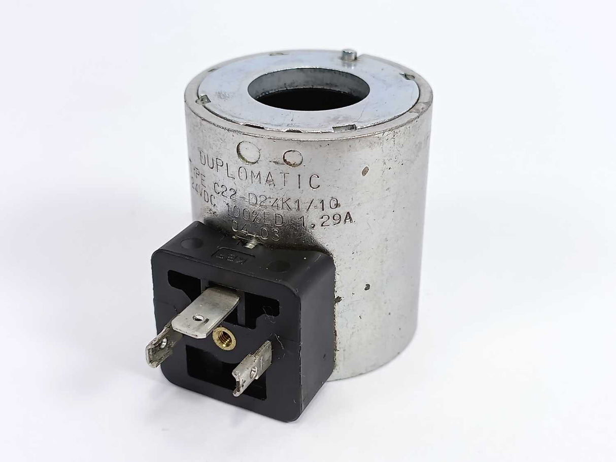 Duplomatic BM45 85604E0A Solenoid Coil 24VDC 100%ED 1.0A