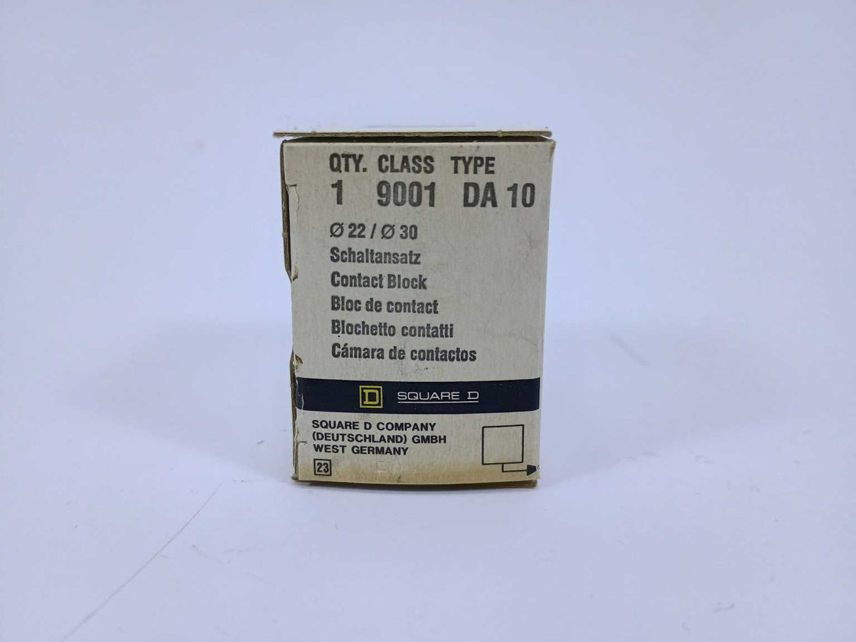 Square D DA10 Class 9001 Contact Block