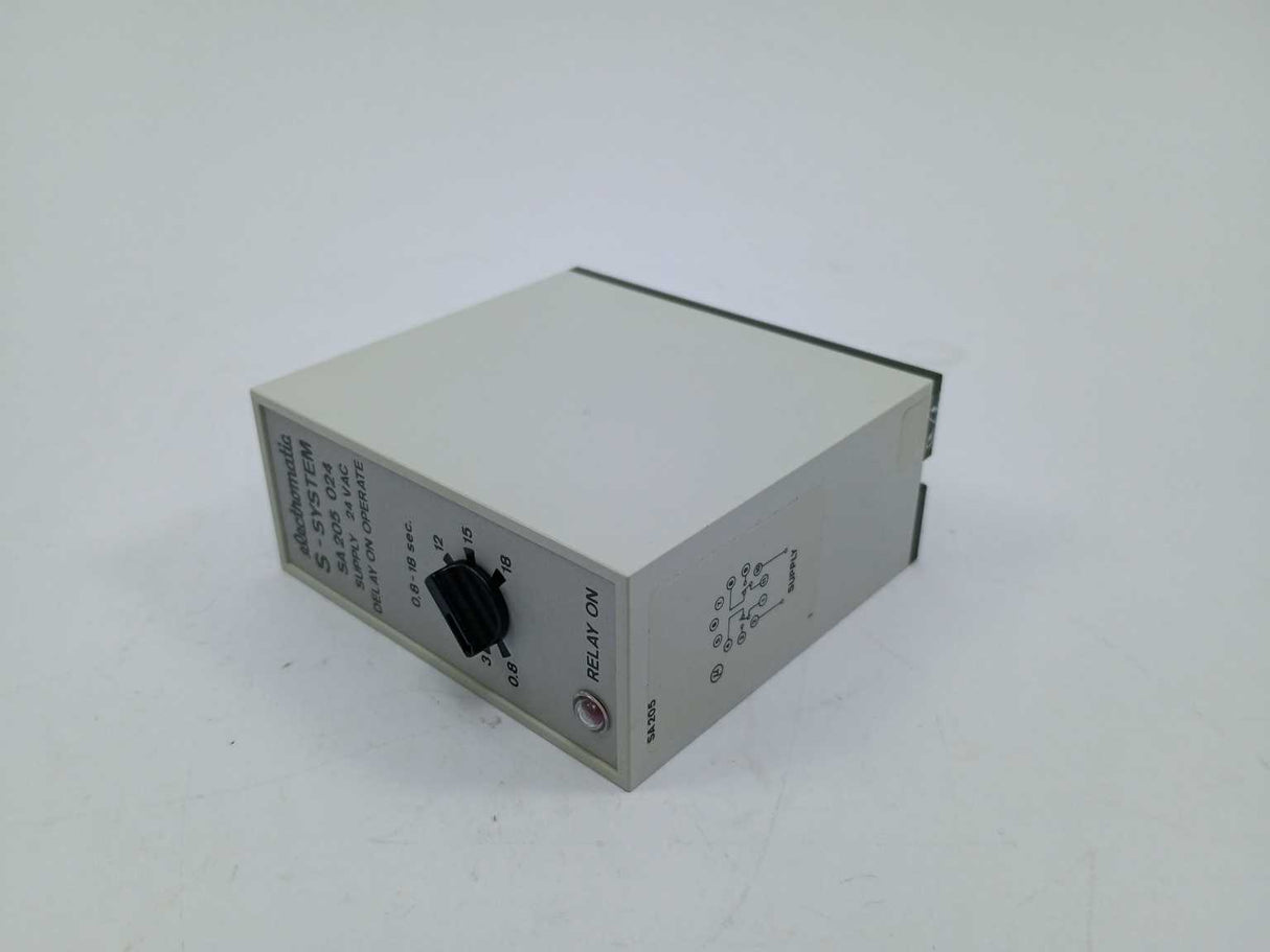 Electromatic SA 205 024 / SA205024 0,8-18 sec. 24 VAC Relay. Delay on Operate