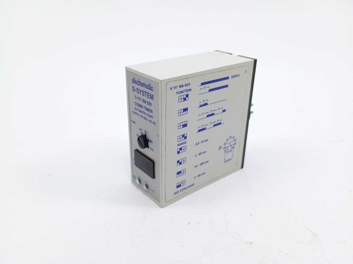 Electromatic S 117 166 920 Combi Timer. Automatic Start Supply 20-265 V