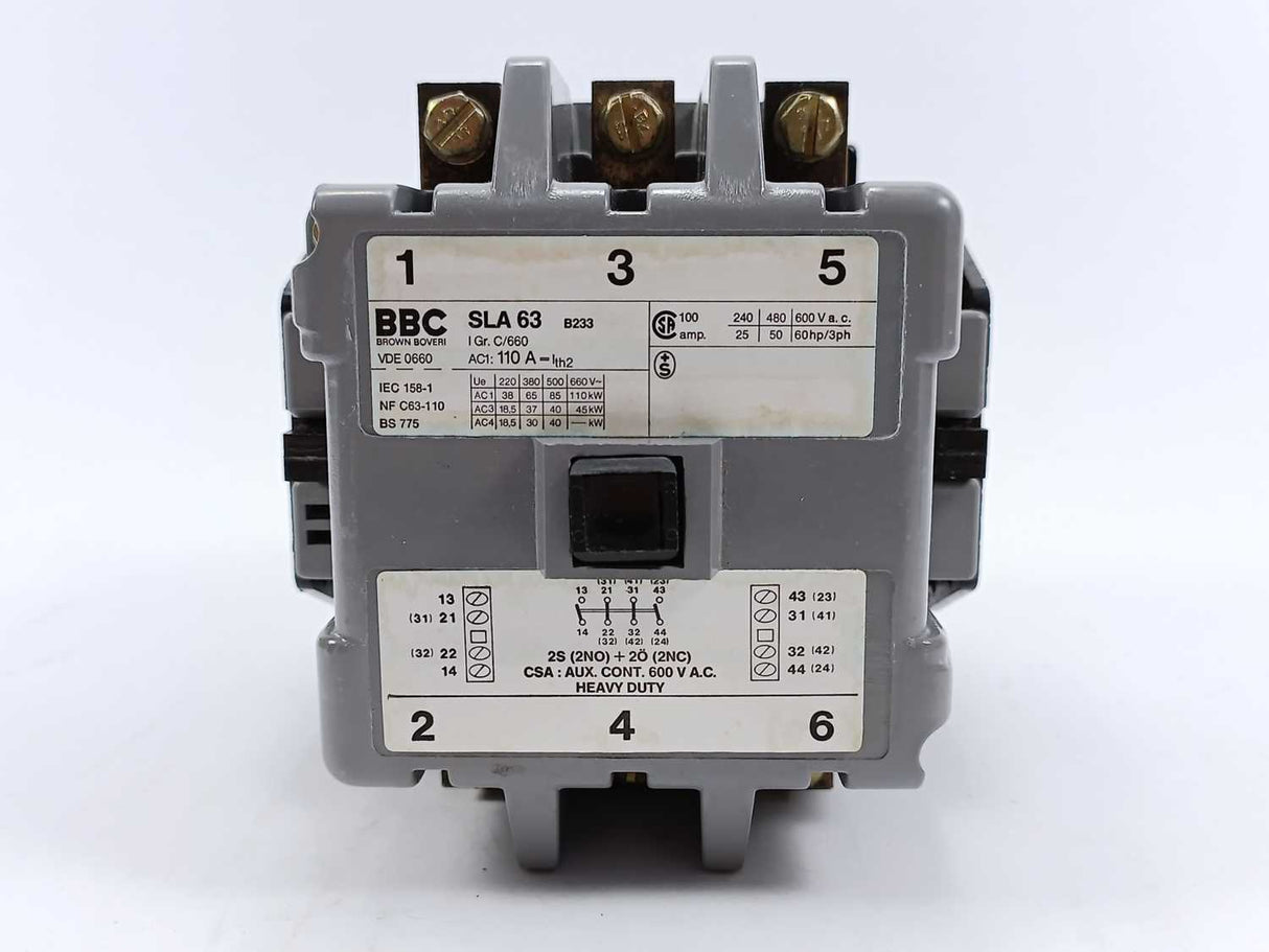 BBC SLA 63 w/ 380V 50cy Coil