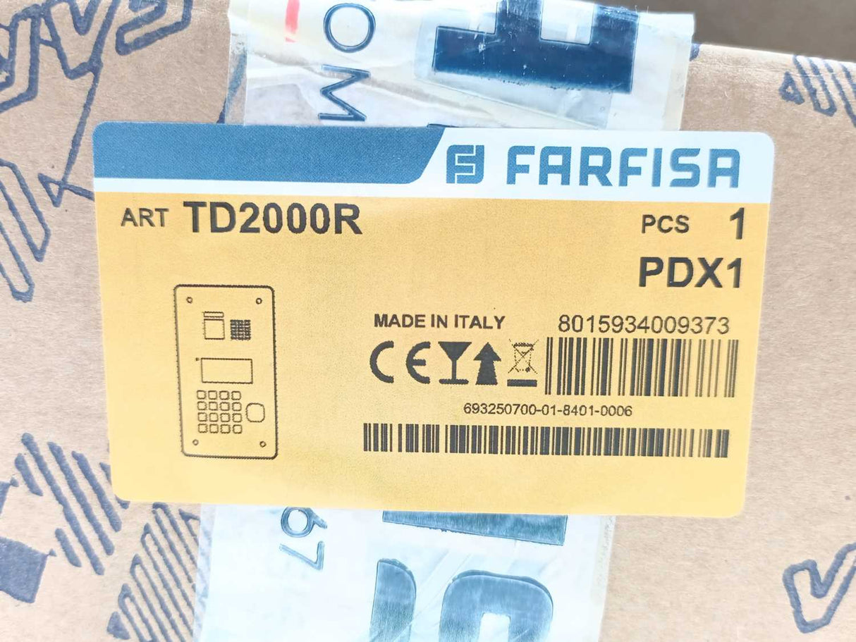 FARFISA TD2000R SOLVO DOOR PANEL RFID