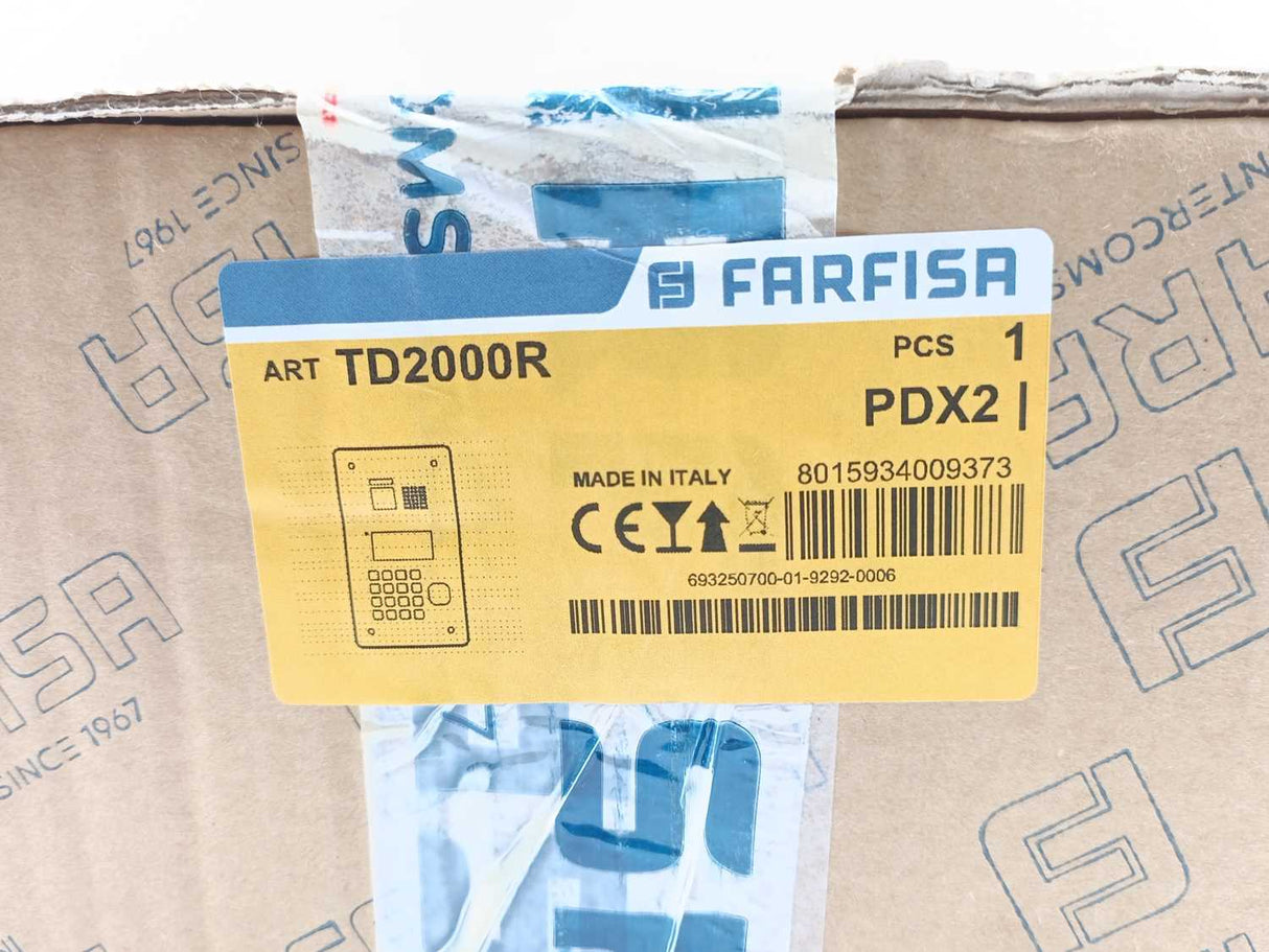 FARFISA TD2000R SOLVO DOOR PANEL RFID