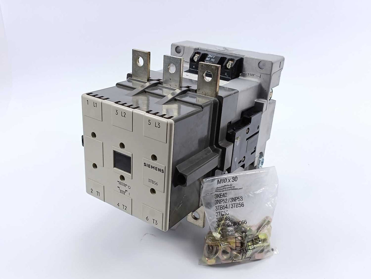 Siemens 3TB5617-0A 3 - Phase Contactor, Coil 264V 60Hz