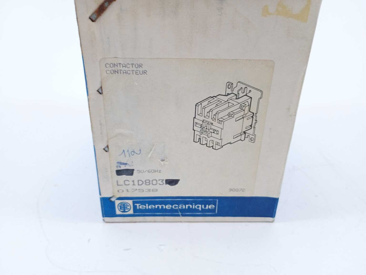 TELEMECANIQUE LC1-D803 Contactor with LX6-D401106