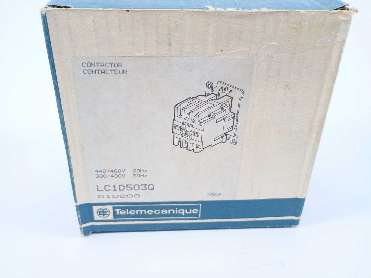 TELEMECANIQUE LC1D503Q Contactor 010208 with LX6-D40 380