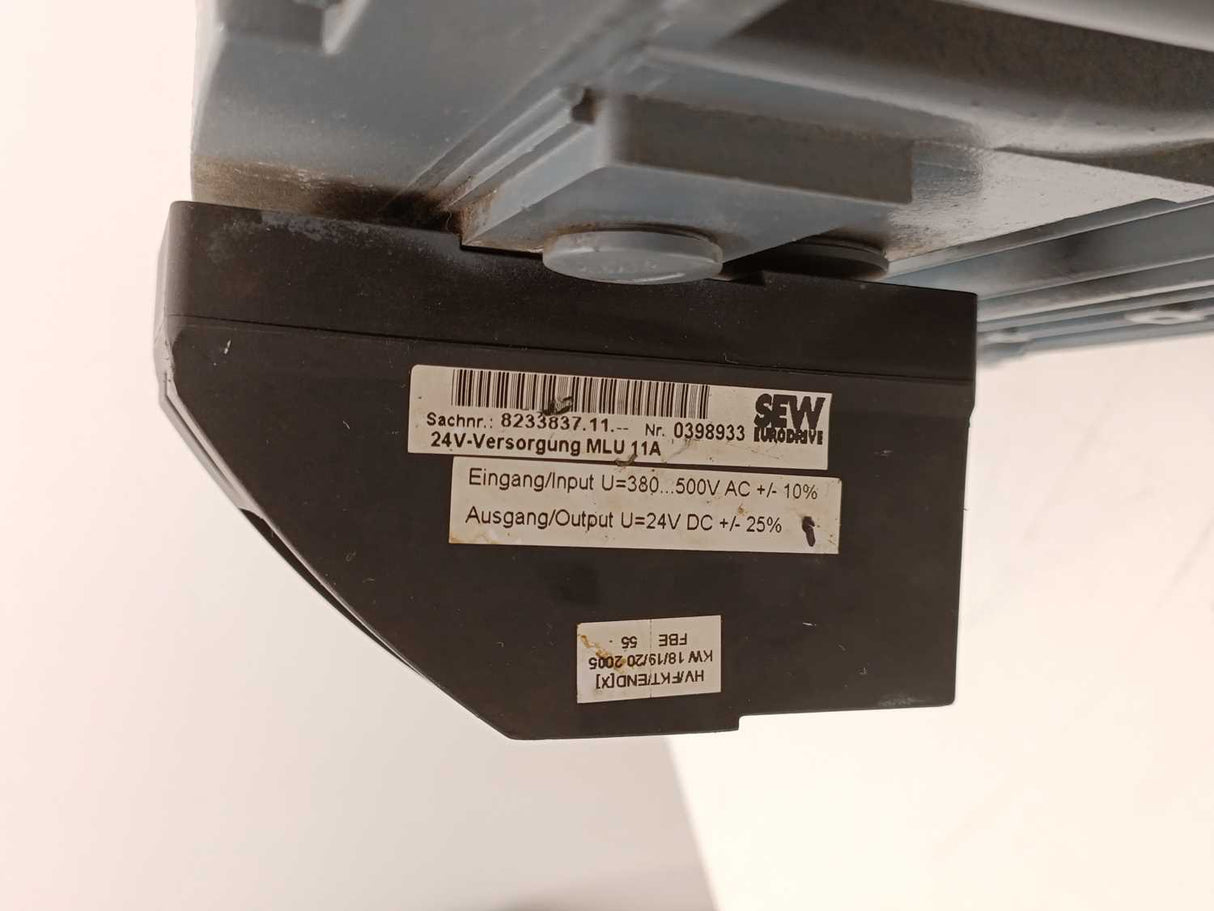 SEW-EURODRIVE  K37DT80K4/MM07/MLU/BW1 Gearmotor MM07C-503-00 8241171