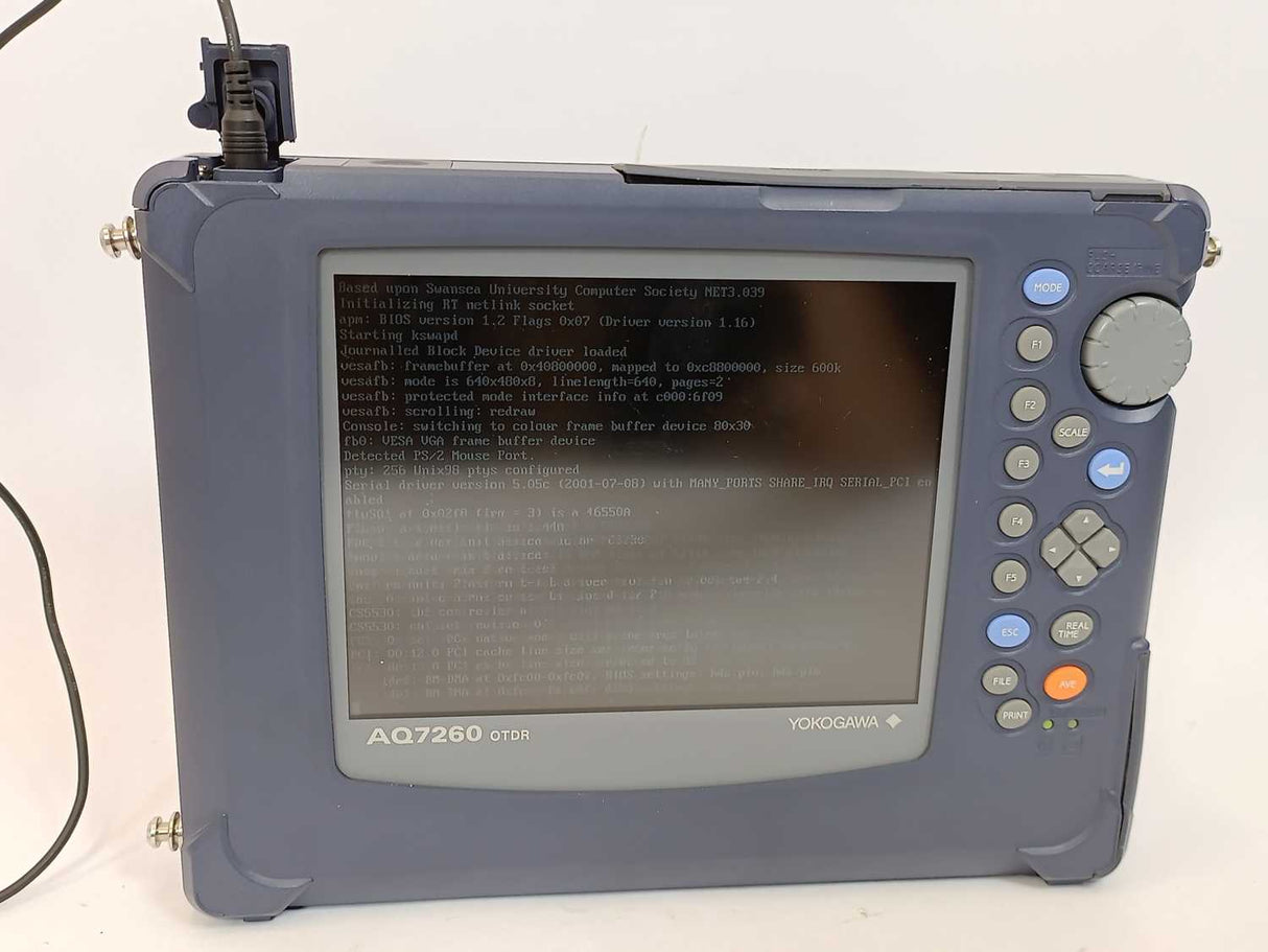 Yokogawa AQ7260 OTDR 813920300-ESTD-020M-STD/CE Optical timedomain reflectometer