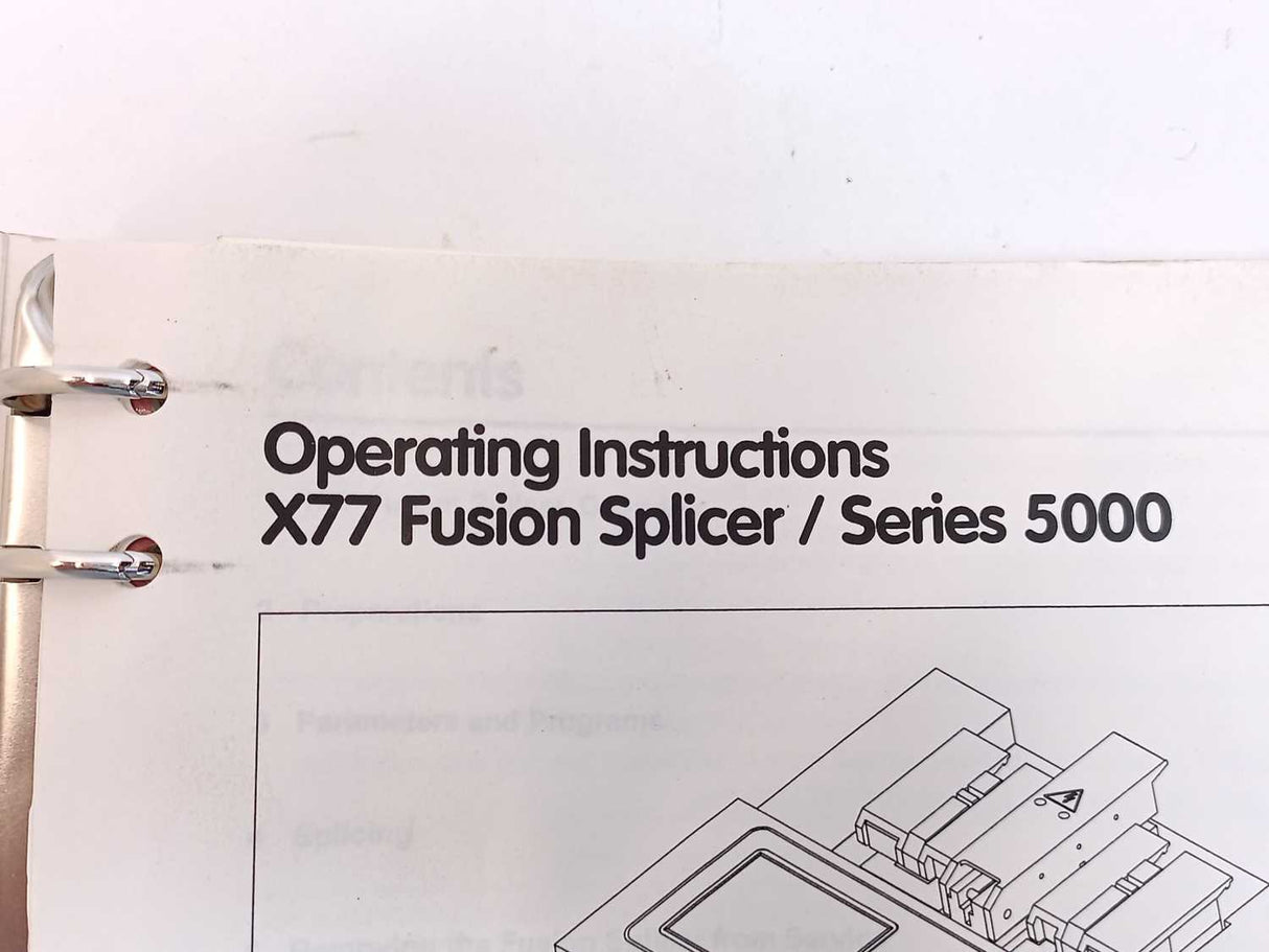 Siemens RXS X77 Fusion Splicer S46999-M7-A77 Fibreoptic fusion splicer