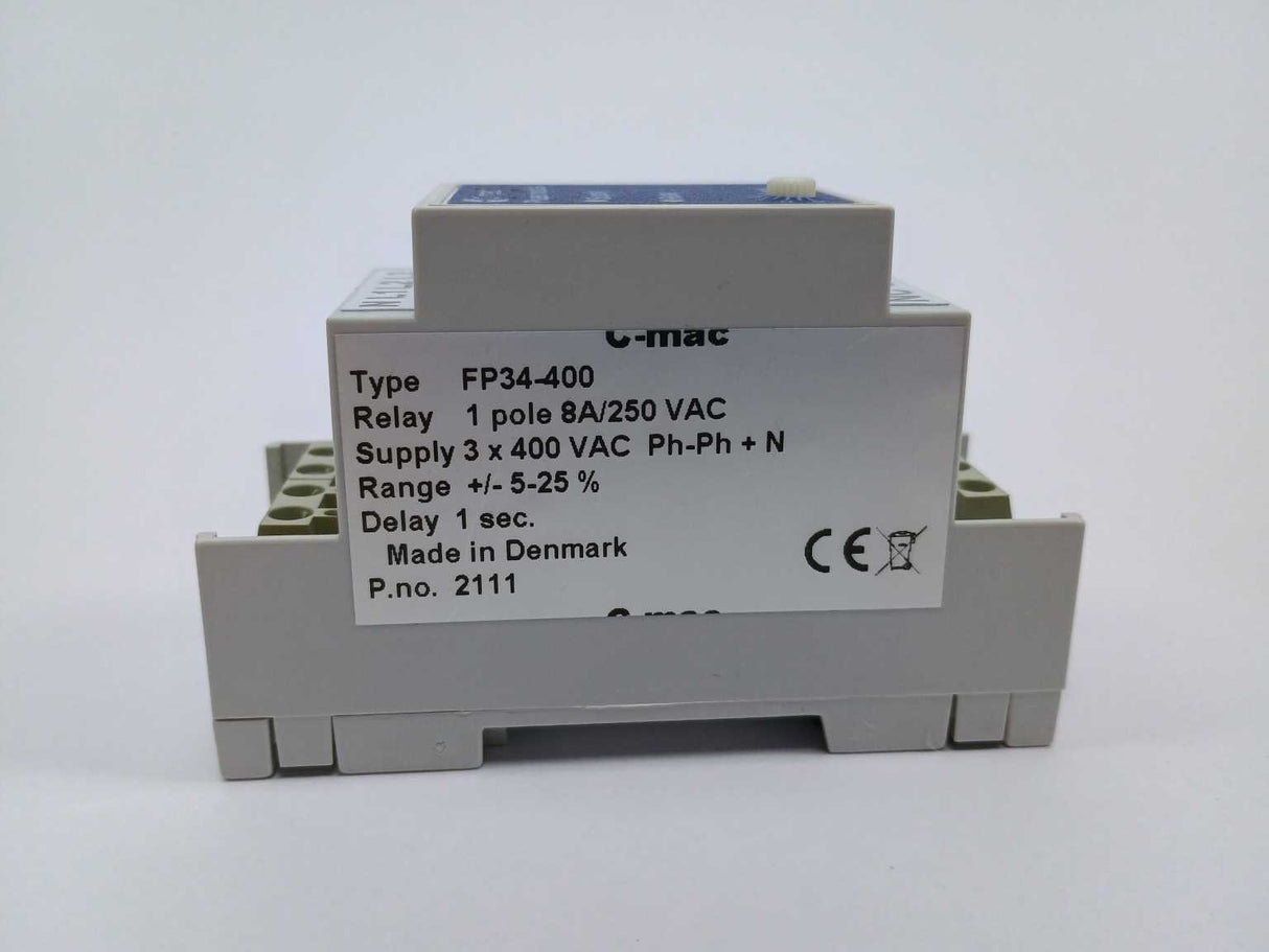 C-mac FP34-400 3-Phase Monitoring Relay