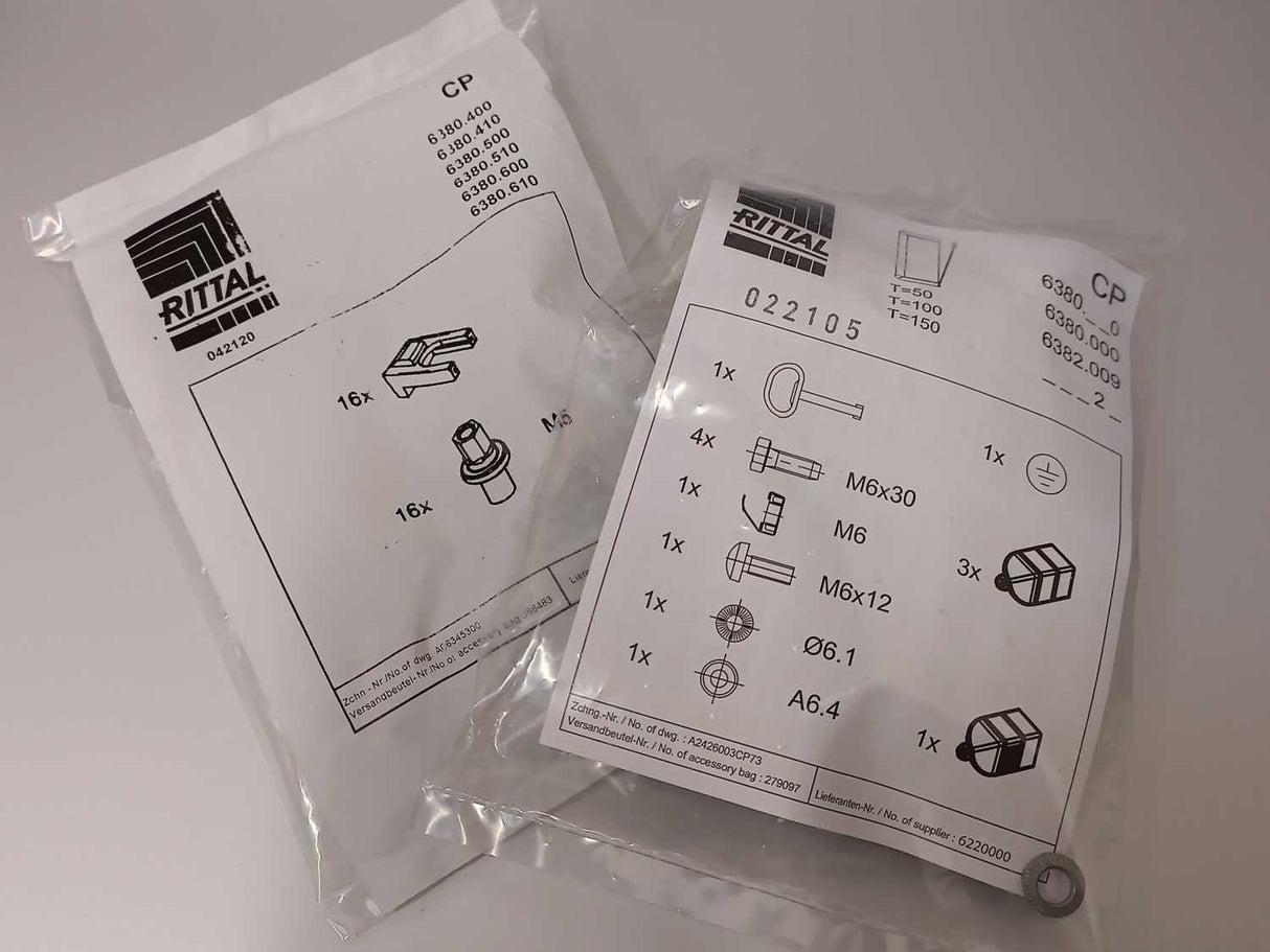 Rittal CP 6380.610 Aluminium Command Panel