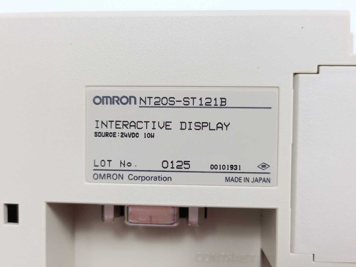 OMRON NT20S-ST121B Interactive Display