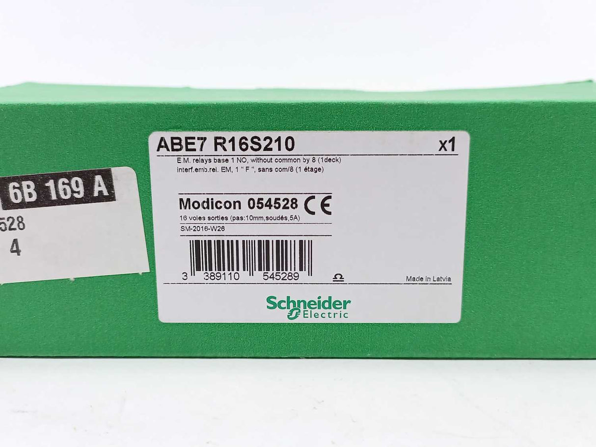 Schneider Electric ABE7R16S210 E.M. Relays Base
