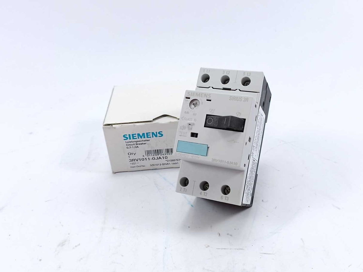 Siemens 3RV1011-0JA10 Motor circuit 1.7-1A