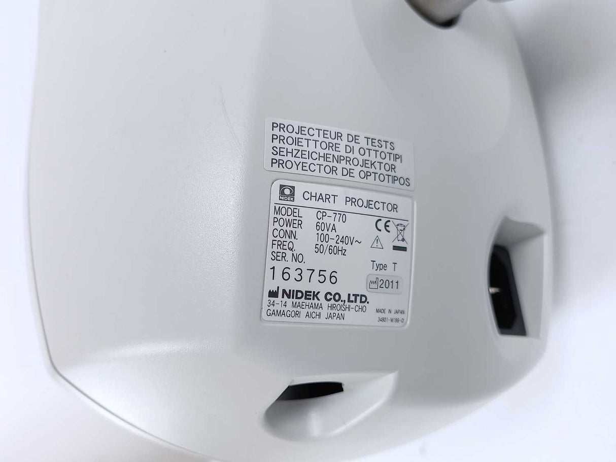 Nidek CP-770 Chart Projector