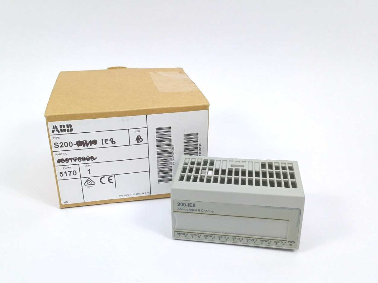 ABB 490176097 S200-IE8 Analog Input 8 Channel