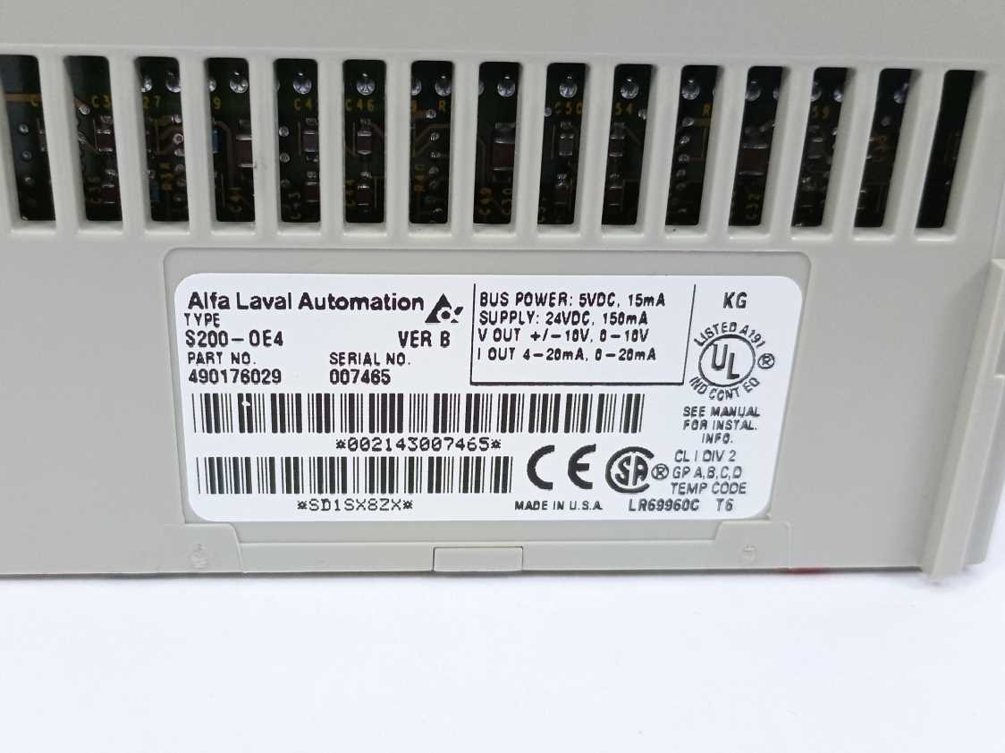 ABB 490176029 S200-0E4 Analog Output 4 Channel