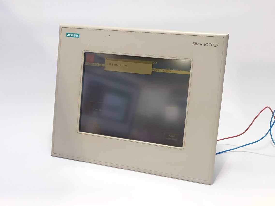 Siemens 6AV3627-1QL01-0XA0 Touch Panel TP27-10" STN Color LC Display