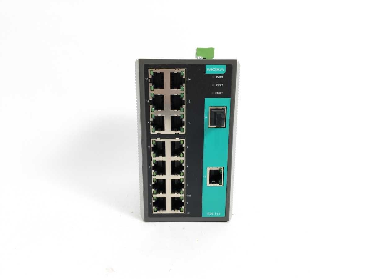 Moxa EDS-316 14-Port Ethernet Switch