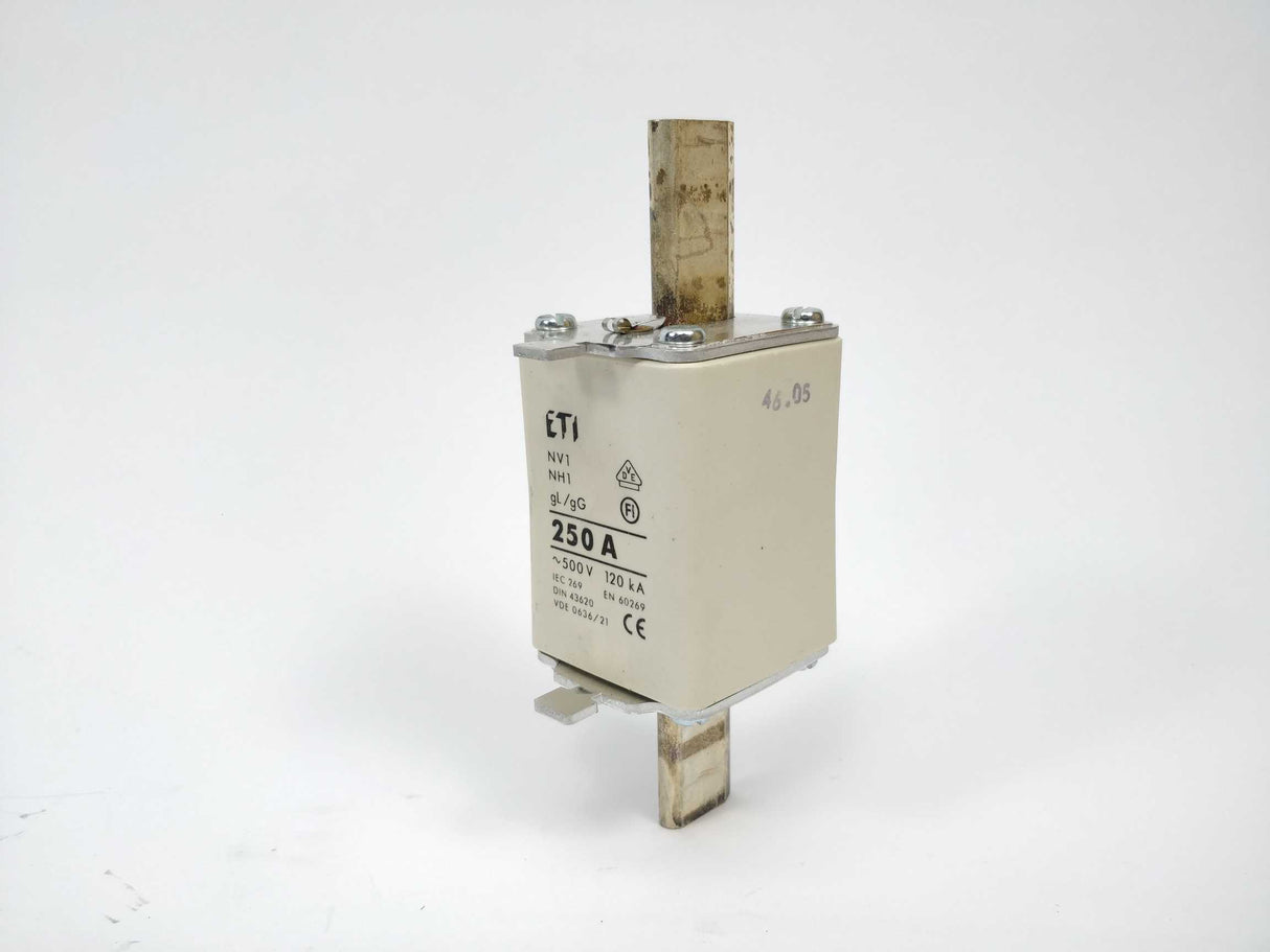 ETI NV1 Fuse 250A 500V gL/gG NH1 120kA