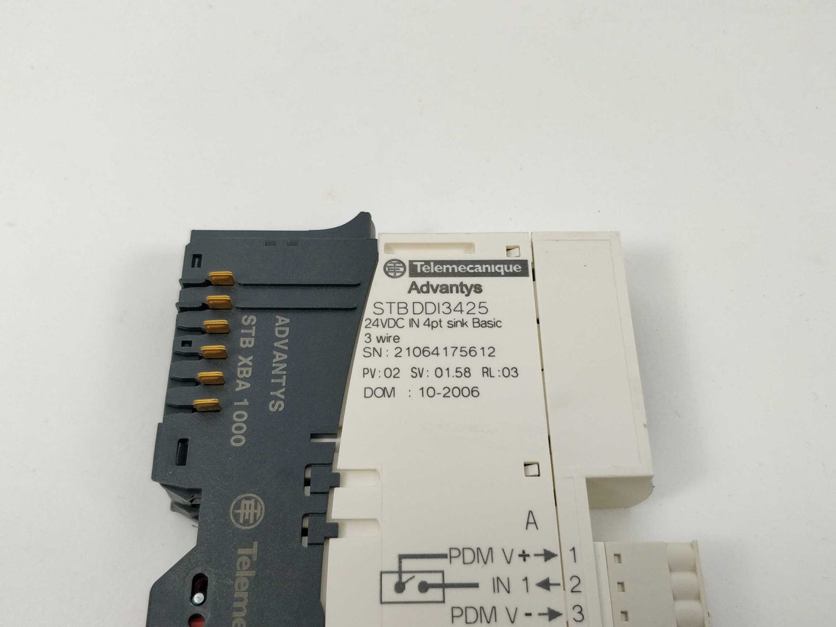 Schneider / Telemecanique STB DDI3425 + STB XBA 1000