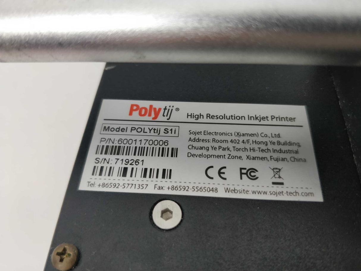 Polytij 6001170006 S1i High Resolution Inkjet Printer