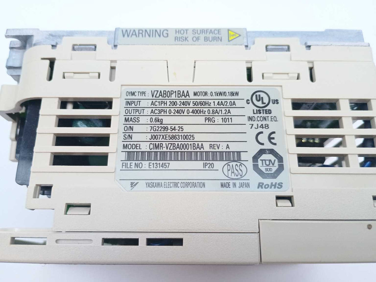 OMRON VZAB0P1BAA V1000 Variable Frequency Drive
