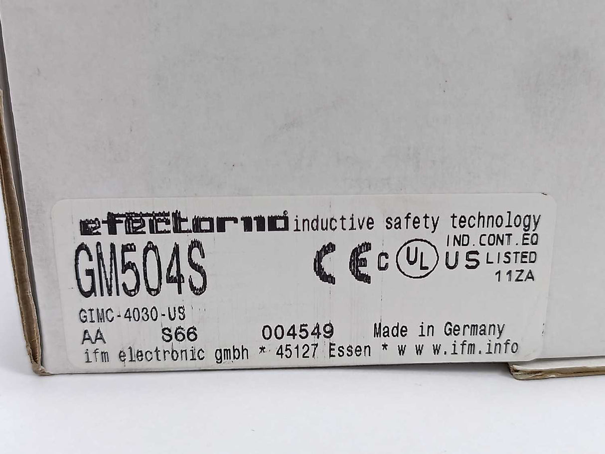Ifm Electronic GM504S Fail-safe inductive sensor