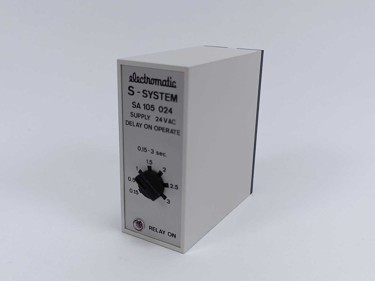 Electromatic SA 105 024 S-system delay on operate 0.15-3sec.