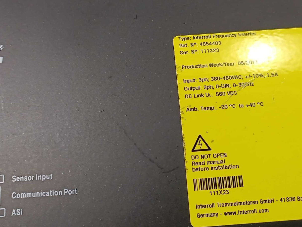 Interroll PD-A-400-1A5-55-ASi Interroll Frequency Inverter