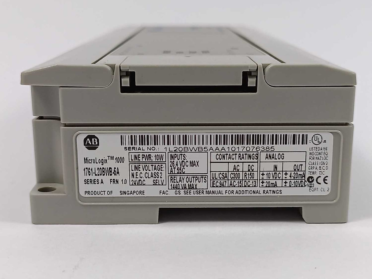 AB 1761-L20BWB-5A Ser. A MicroLogix 1000