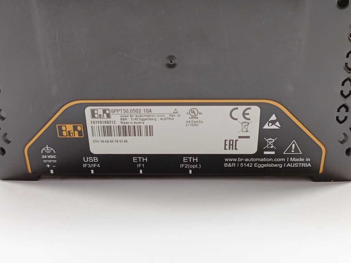 B&R 6PPT50.0502-10A Power Panel T50, 5.0"