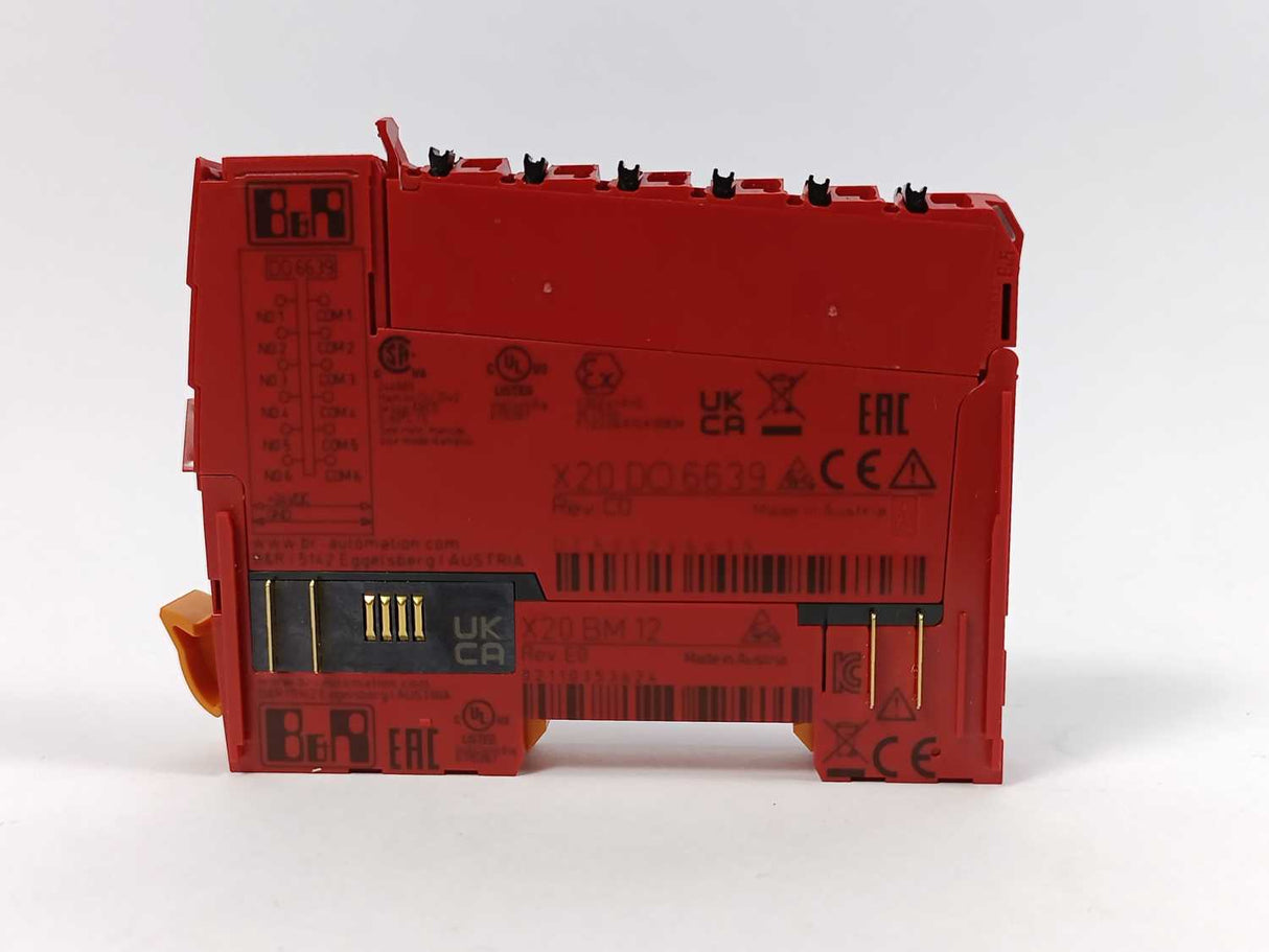 B&R X20DO6639 with X20BM12