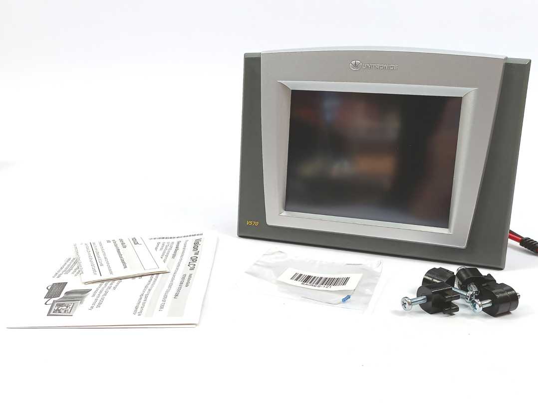 Unitronics V570-57-T40B Vision 570 Color OPLC, back lite defective