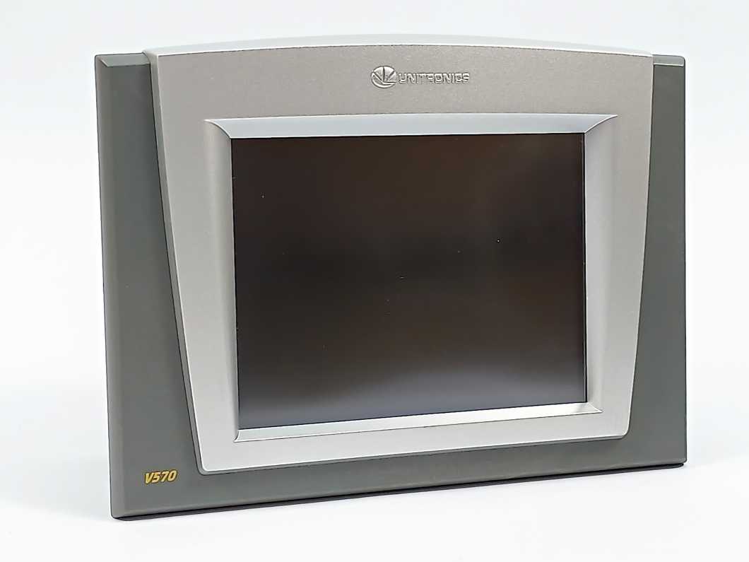 Unitronics V570-57-T40B Vision 570 Color OPLC, back lite defective