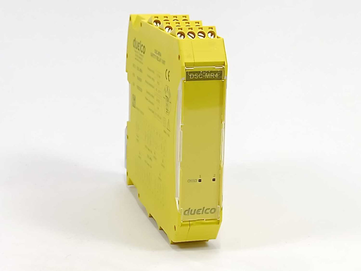 Duelco DSC-MR4 Safety Unit Relay 24VDC 3W P/N8040507