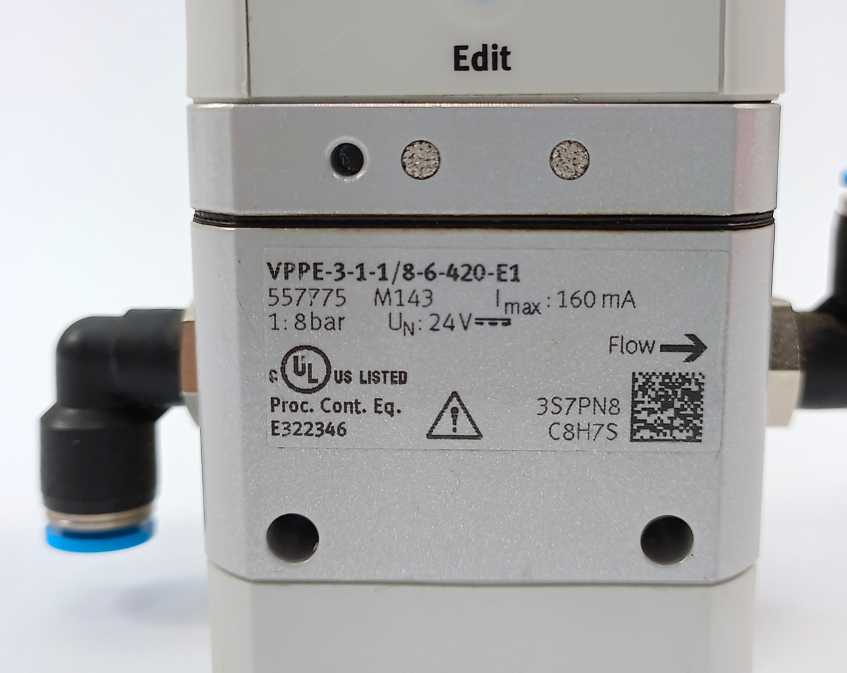 Festo 557775 VPPE-3-1-1/8-6-420-E1 Proportional-pressure regulator