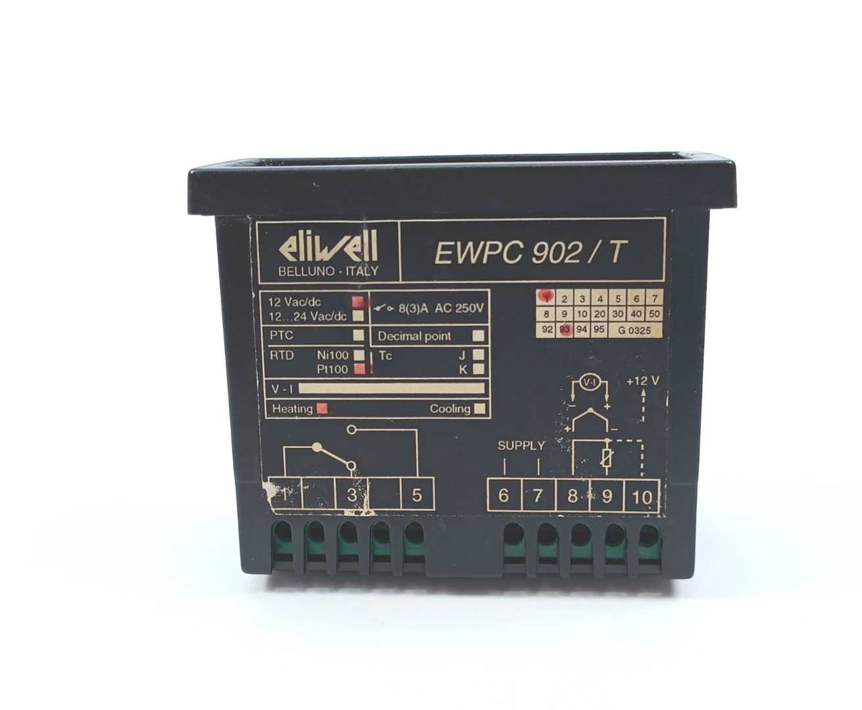 Eliwell EWPC 902/T Temperature Controller 12VAC/DC Pt100